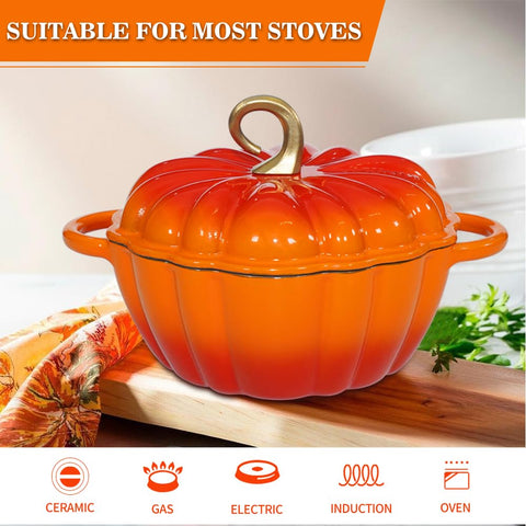 COOKWIN beside apples for scale, 4.5 QT capacity clear for family-size meals