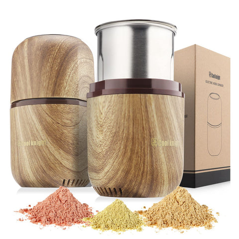 COOL KNIGHT front view showing compact grinder and cup for quick kitchen use