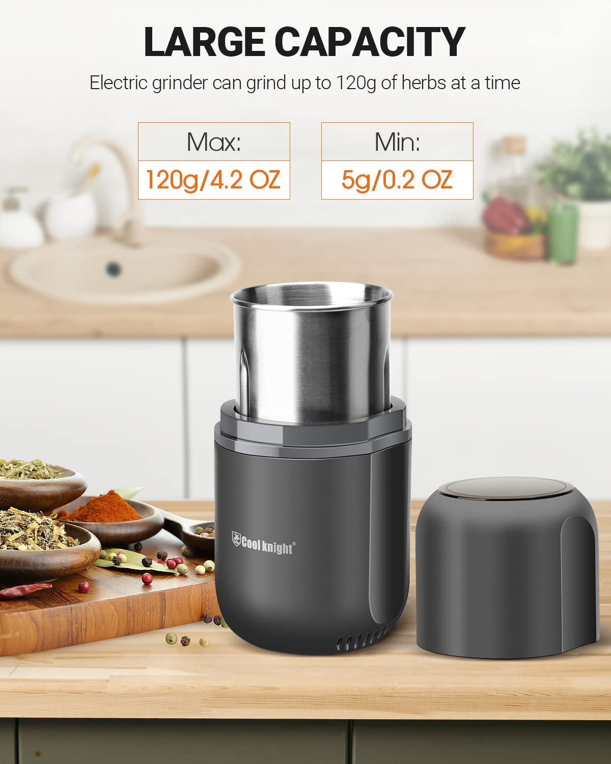 COOL KNIGHT accessories including brush and detachable cord for easy storage