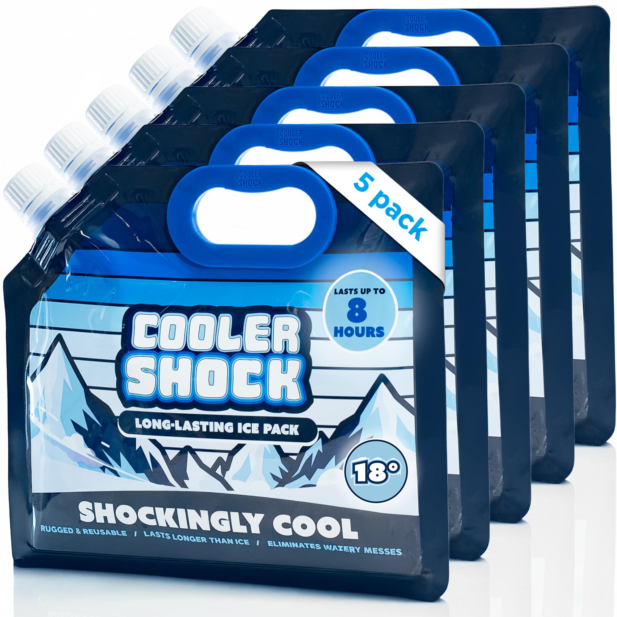 Cooler Shock front packaging showing product and benefits
