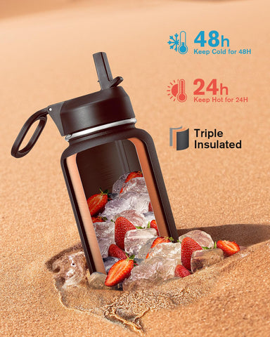 Coolflask anti-sweat coating close-up highlighting dry grip and moisture resistance