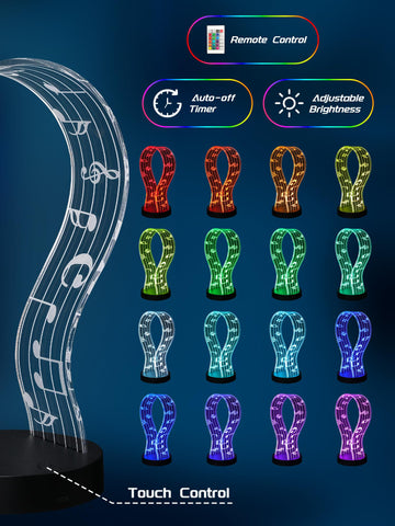 CoolGift Mart close-up of music note pattern highlighting refined design and soft diffusion