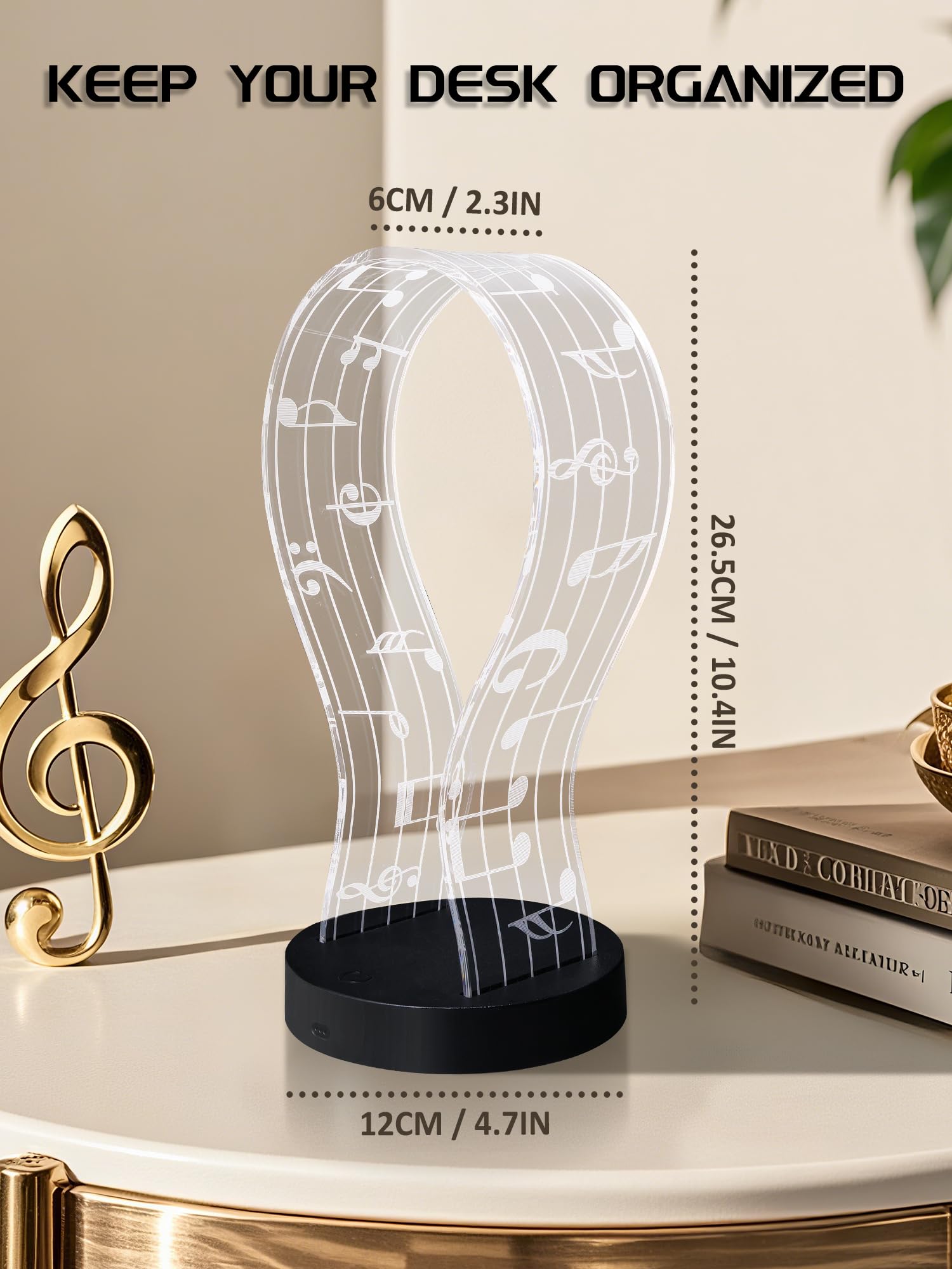CoolGift Mart lifestyle gaming setup with stand adding ambient light and visual flair