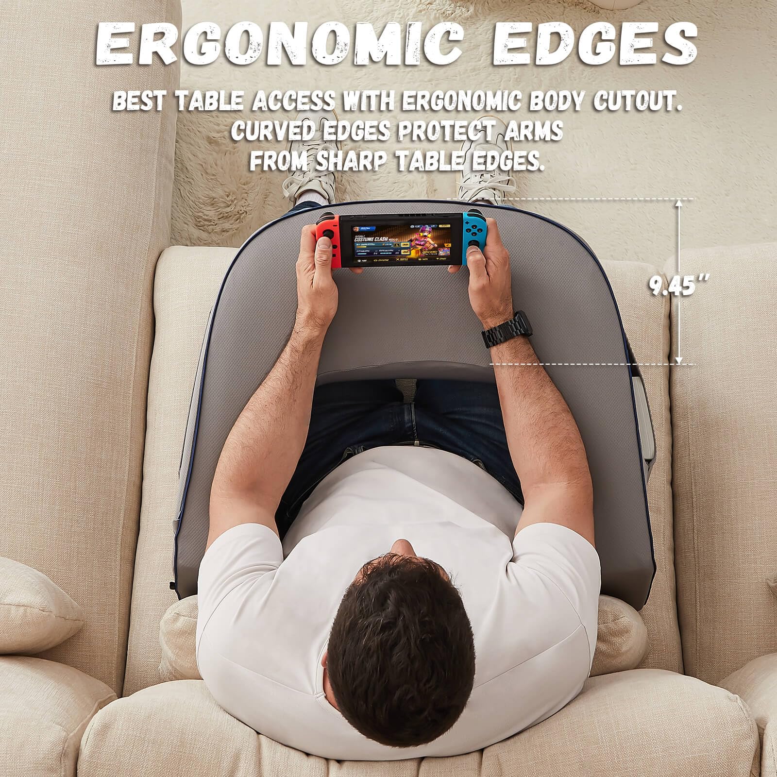 cooloo8 close-up of memory foam texture providing contouring comfort and fast rebound