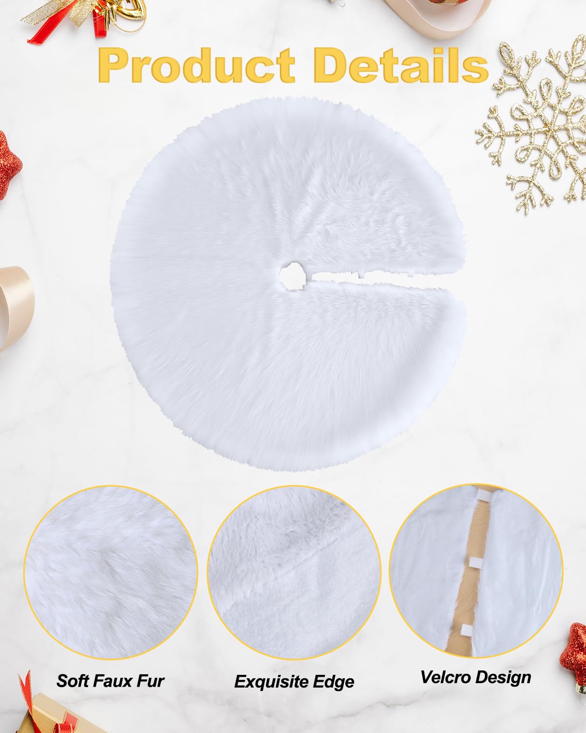 COOLWUFAN Velcro seam close-up showing quick secure install benefit