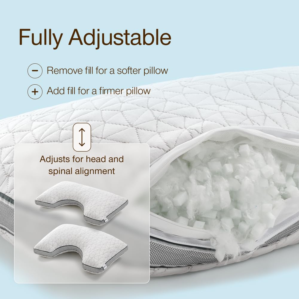 Coop Home Goods Eden close-up of ergonomic shoulder cut-out for pressure relief