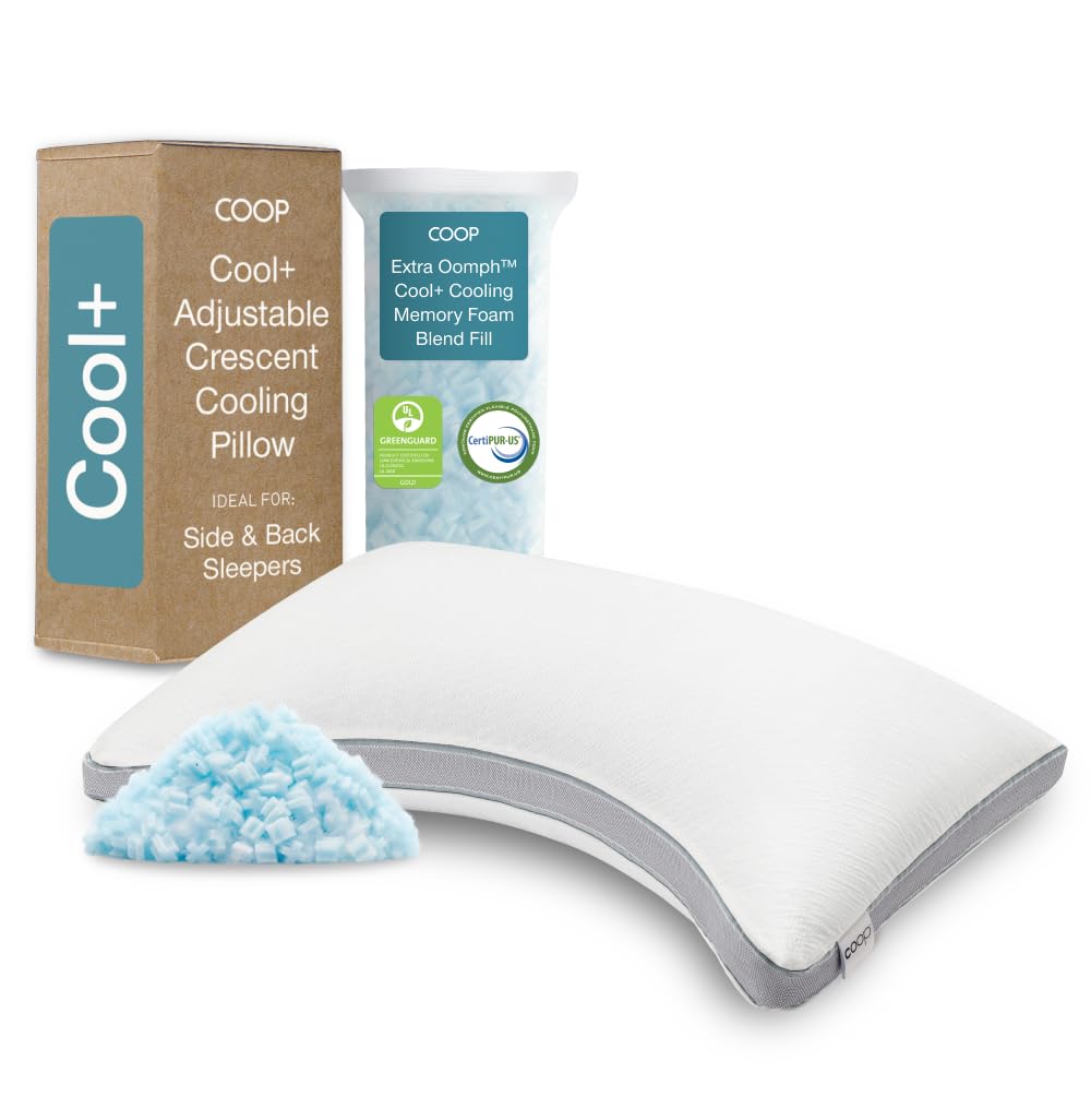Coop Home Goods front view showing crescent shape and cool cover benefit