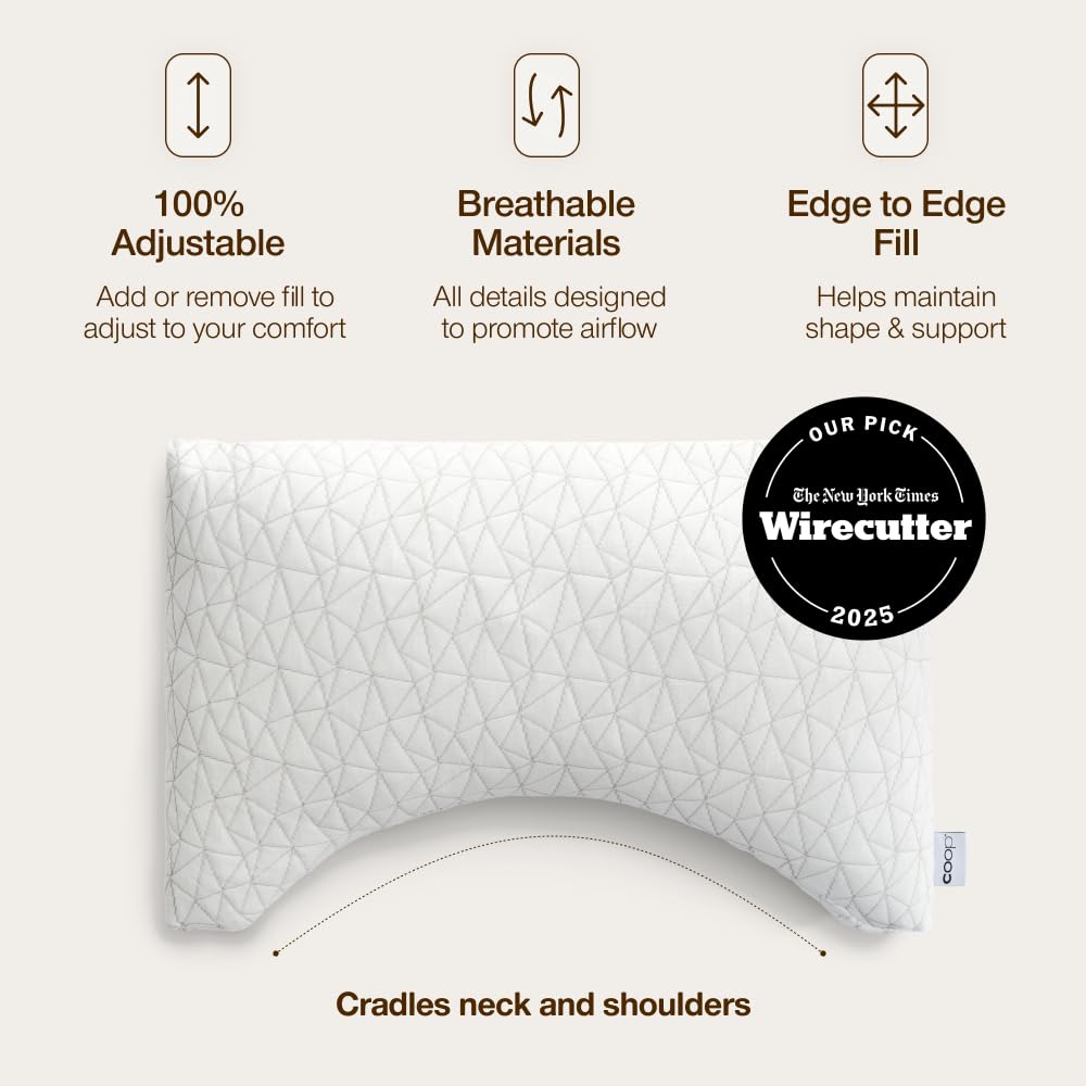 Coop Home Goods crosscut foam fill texture demonstrating responsive support and durability