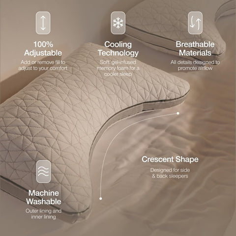Coop Home Goods removable fill displayed for easy loft adjustment and personalized comfort