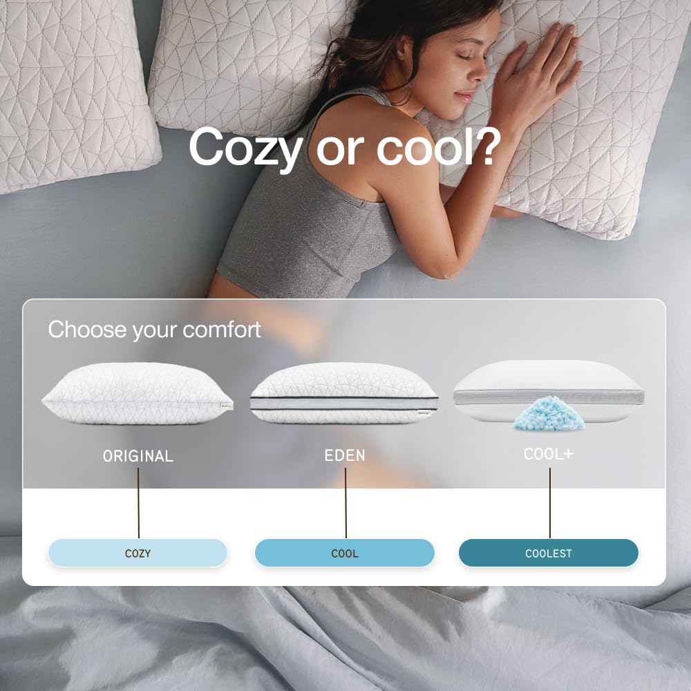 Coop Home Goods pillow supporting a side sleeper demonstrating alignment benefit