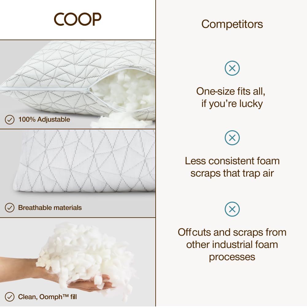 Coop Home Goods pillow on living room sofa illustrating relaxation and multipurpose use