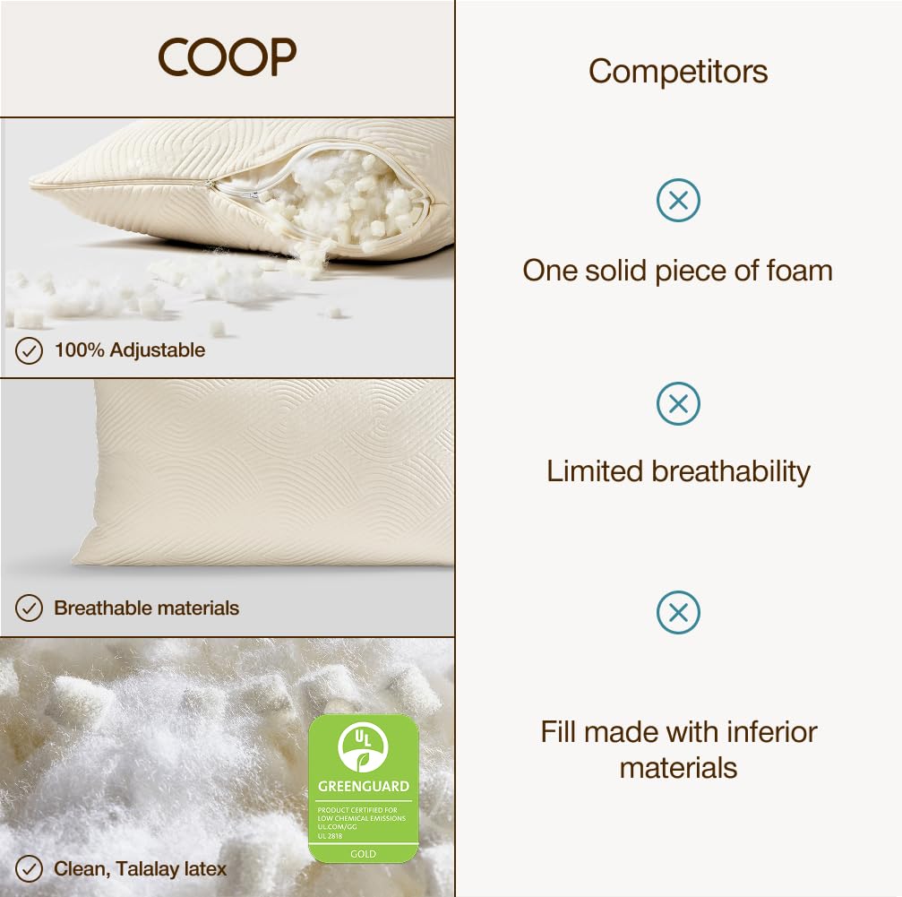 Coop Home Goods removable cover being washed to show easy care and freshness