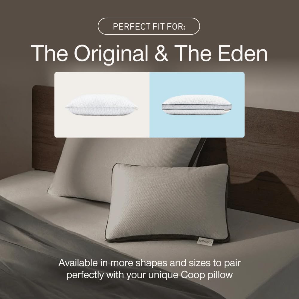 Coop Home Goods protector beside ruler for queen-size scale and fit clarity