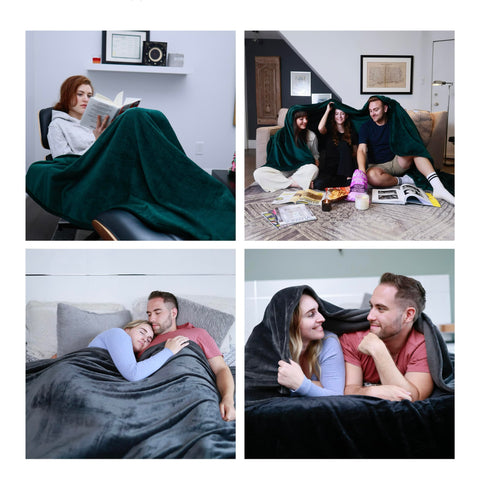COOVA blanket edge detail showing seamless construction for durability