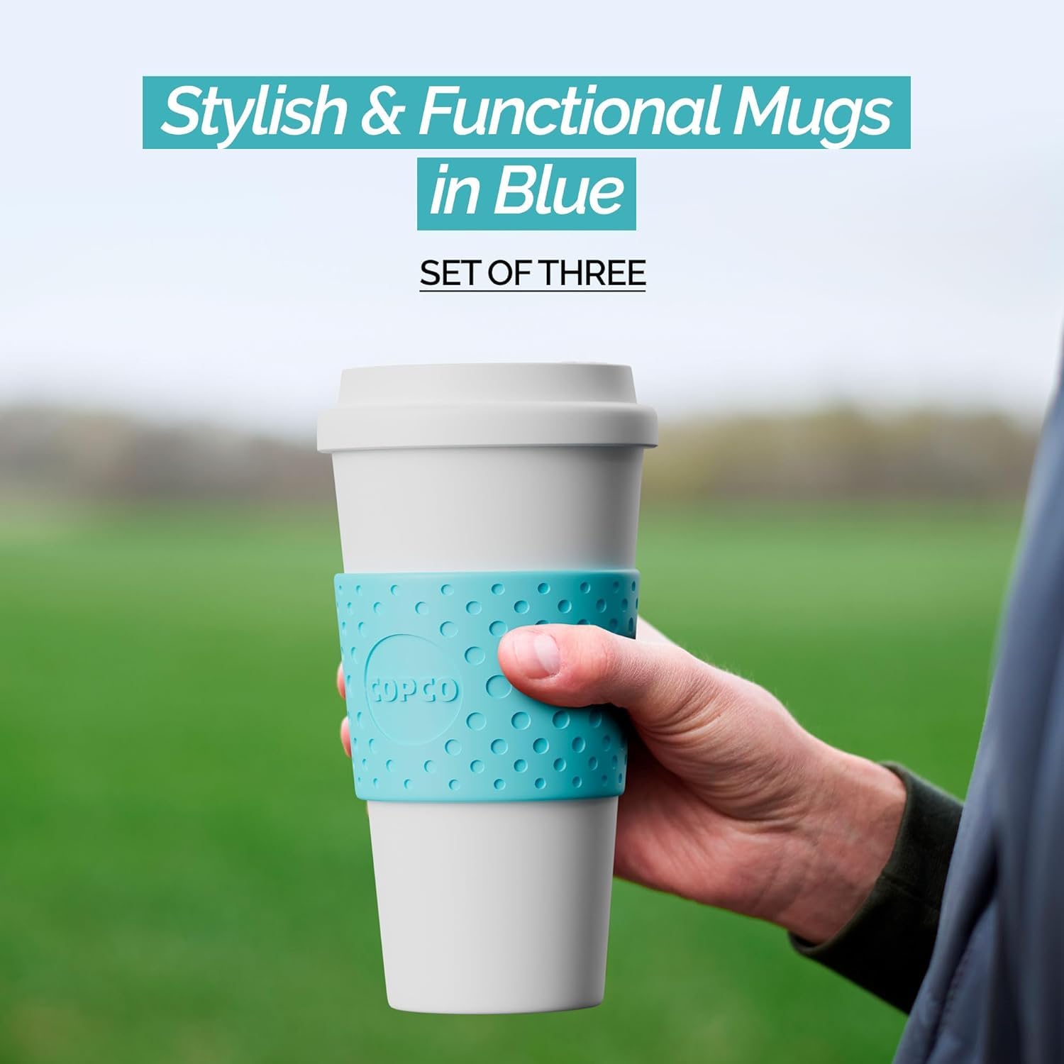 Copco mug with lid removed illustrating easy cleaning and maintenance