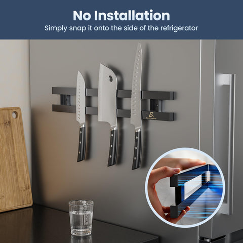 CoquusAid wall mounted with included screws demonstrating permanent installation option