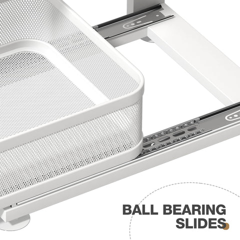 Corbyles mesh shelf closeup highlighting secure storage for small items