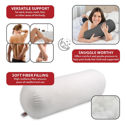 Core Products bolster under neck in travel use for improved head support