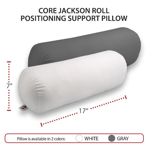 Core Products bolster next to hand to illustrate 17x7 inch portable scale
