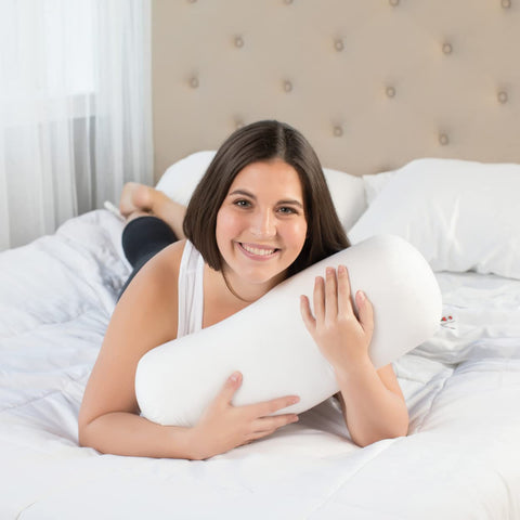 Core Products Jackson placed behind lower back demonstrating lumbar support