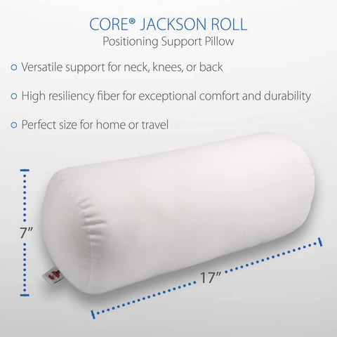 Core Products Jackson label detail showing materials, care, and origin