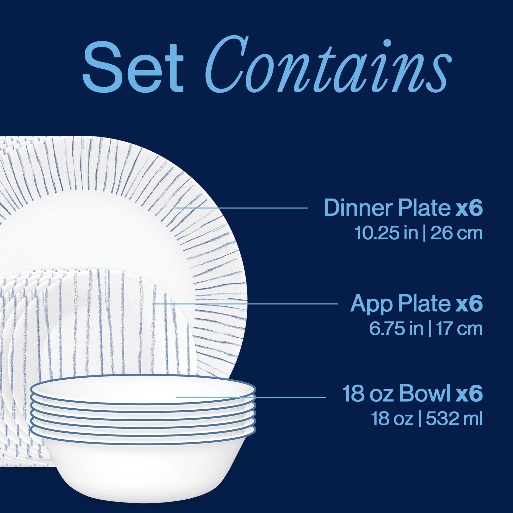 Corelle 18-oz bowl close-up showing smooth Vitrelle surface and chip resistance benefit
