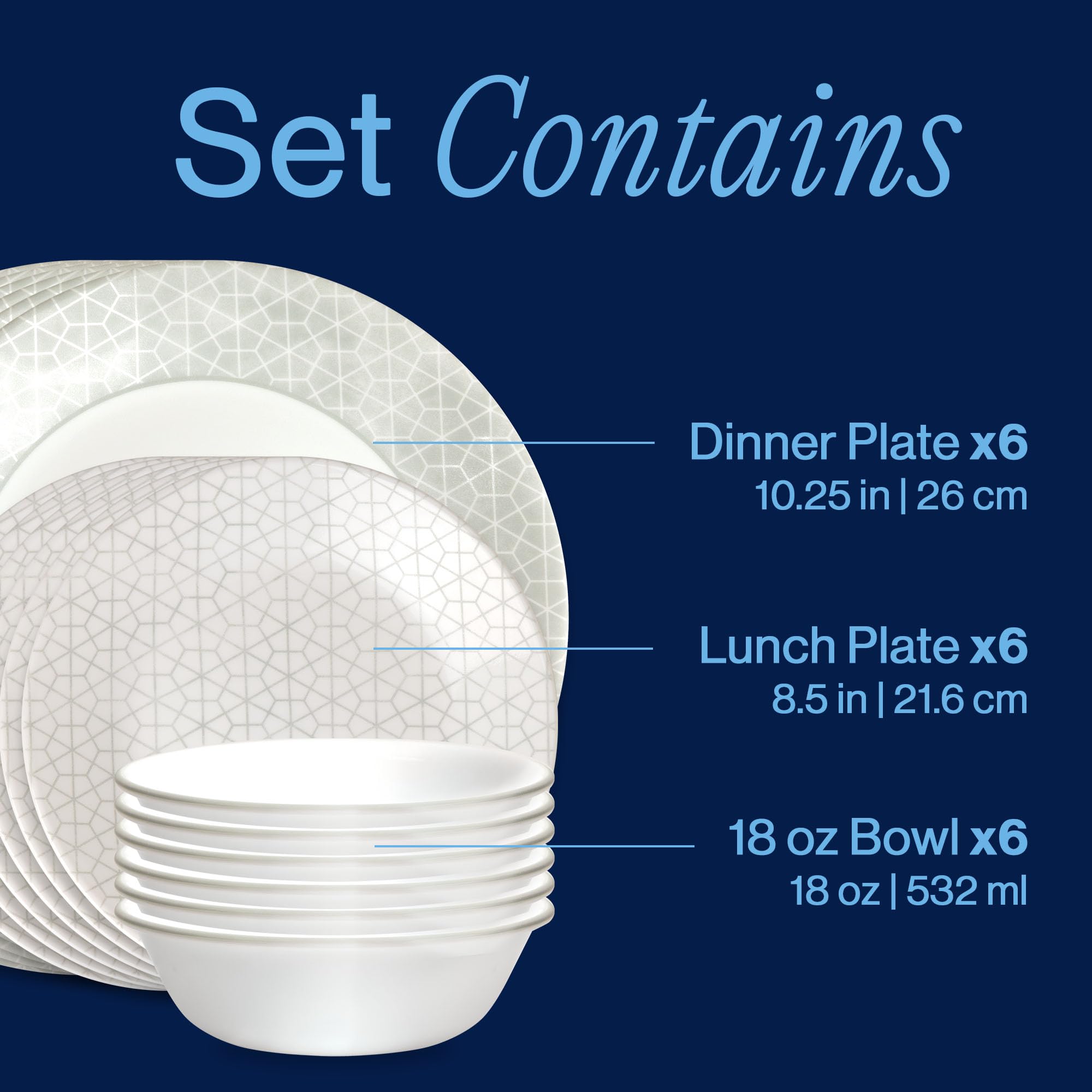 Corelle bowl close-up showing Vitrelle texture and lightweight strength