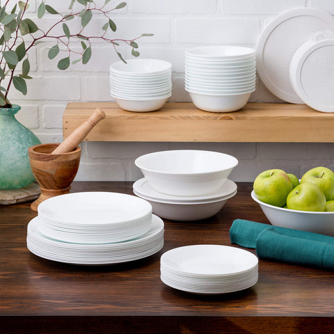Corelle bowl group showing different sizes and practical portion versatility