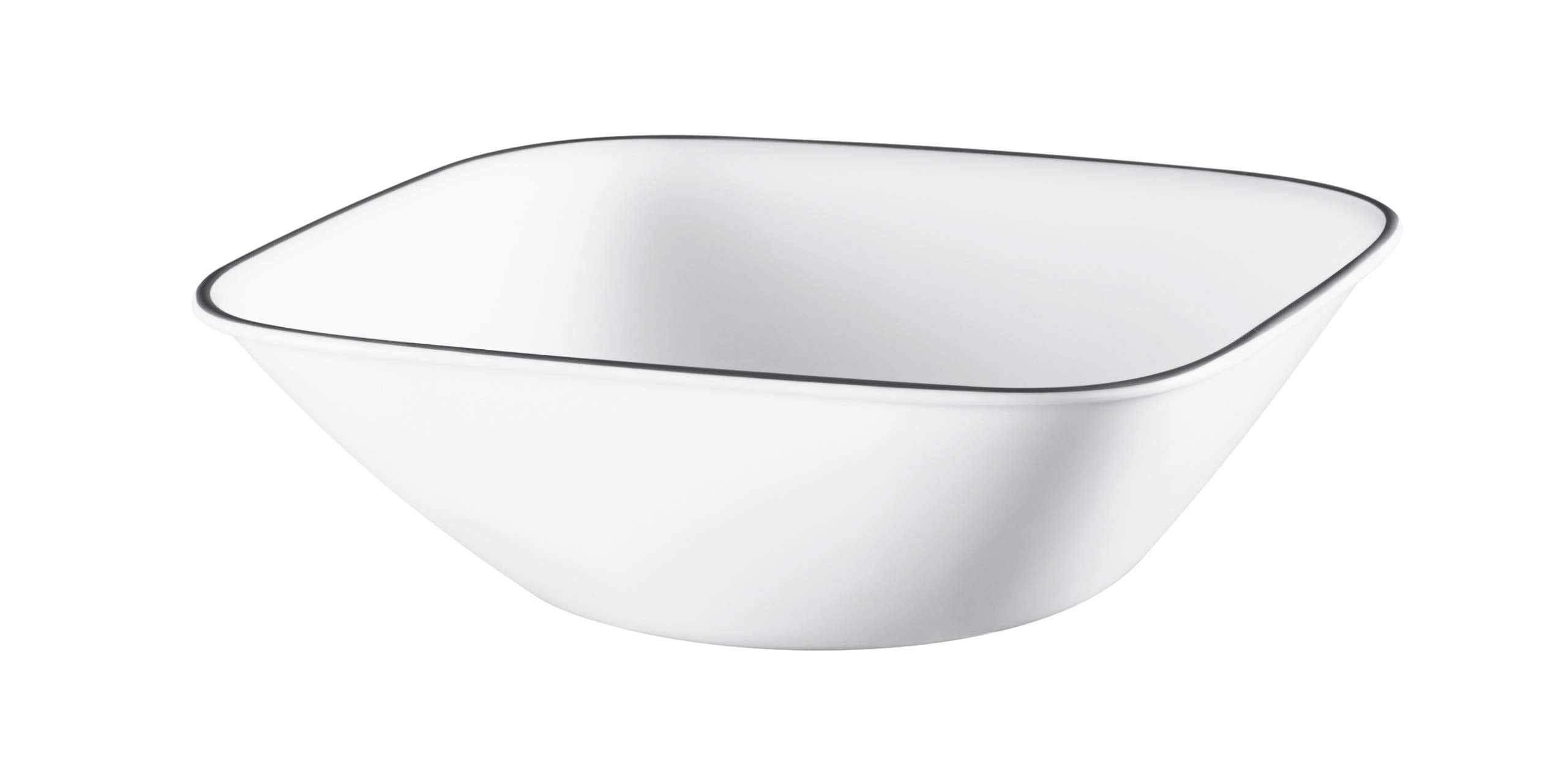 Corelle full table setting with Timber Shadows, coordinated modern casual dining