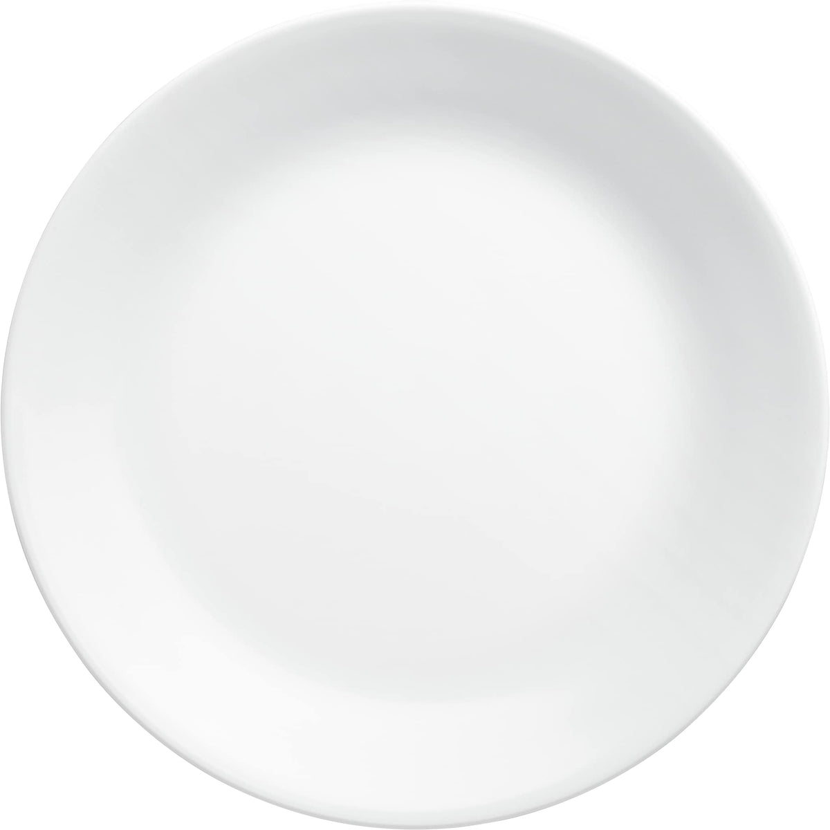 Corelle front packaging showing Winter Frost White set and durable finish