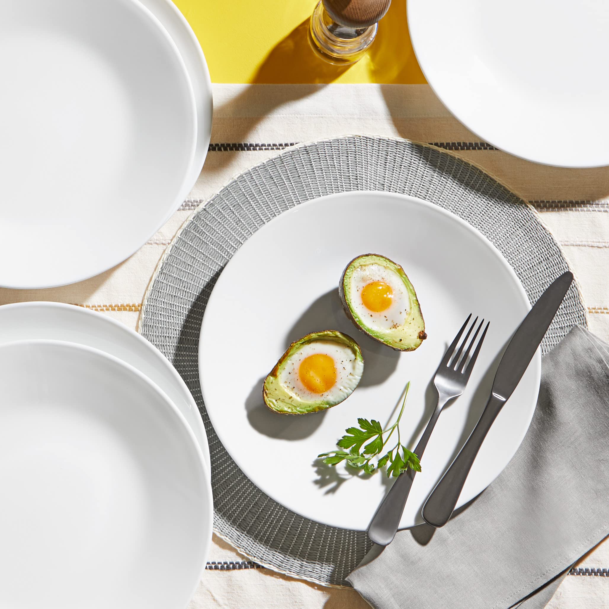 Corelle bowl in microwave demonstrating safe reheating and convenience benefit