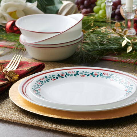 Corelle Logan size comparison with hand showing lightweight handling benefit