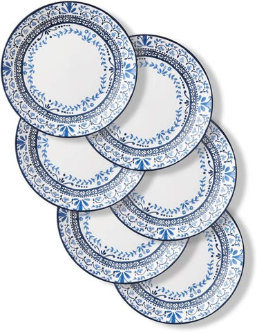 Corelle Portofino plate beside a common object for scale benefit: clear size reference