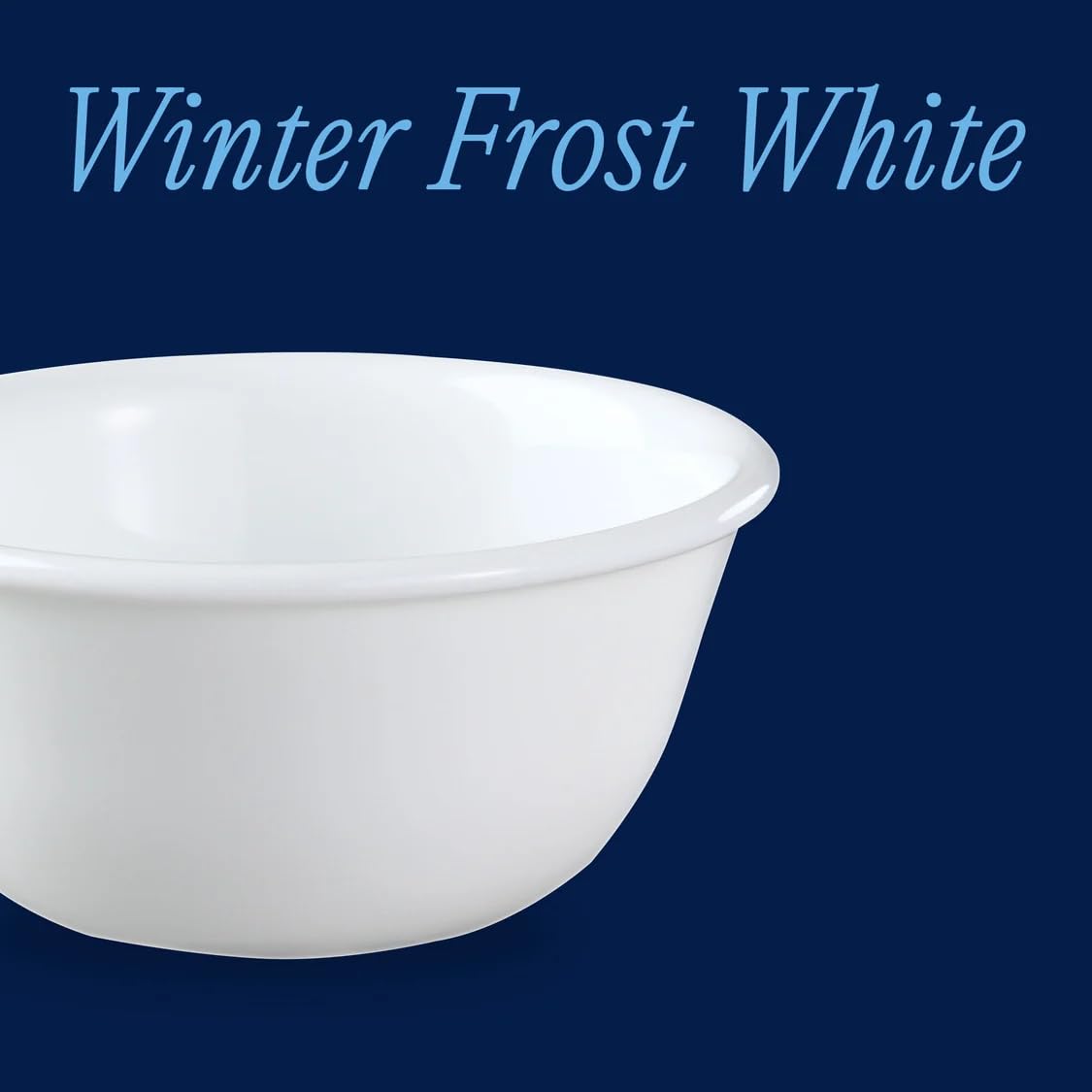 Corelle ramekins stacked top-down to show compact, space-saving design benefit