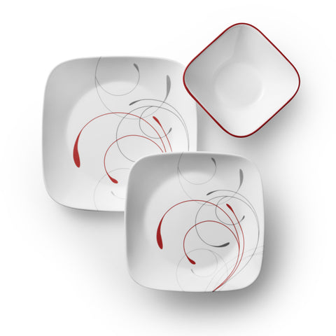 Corelle table setting with Splendor set showing elegant style for gatherings