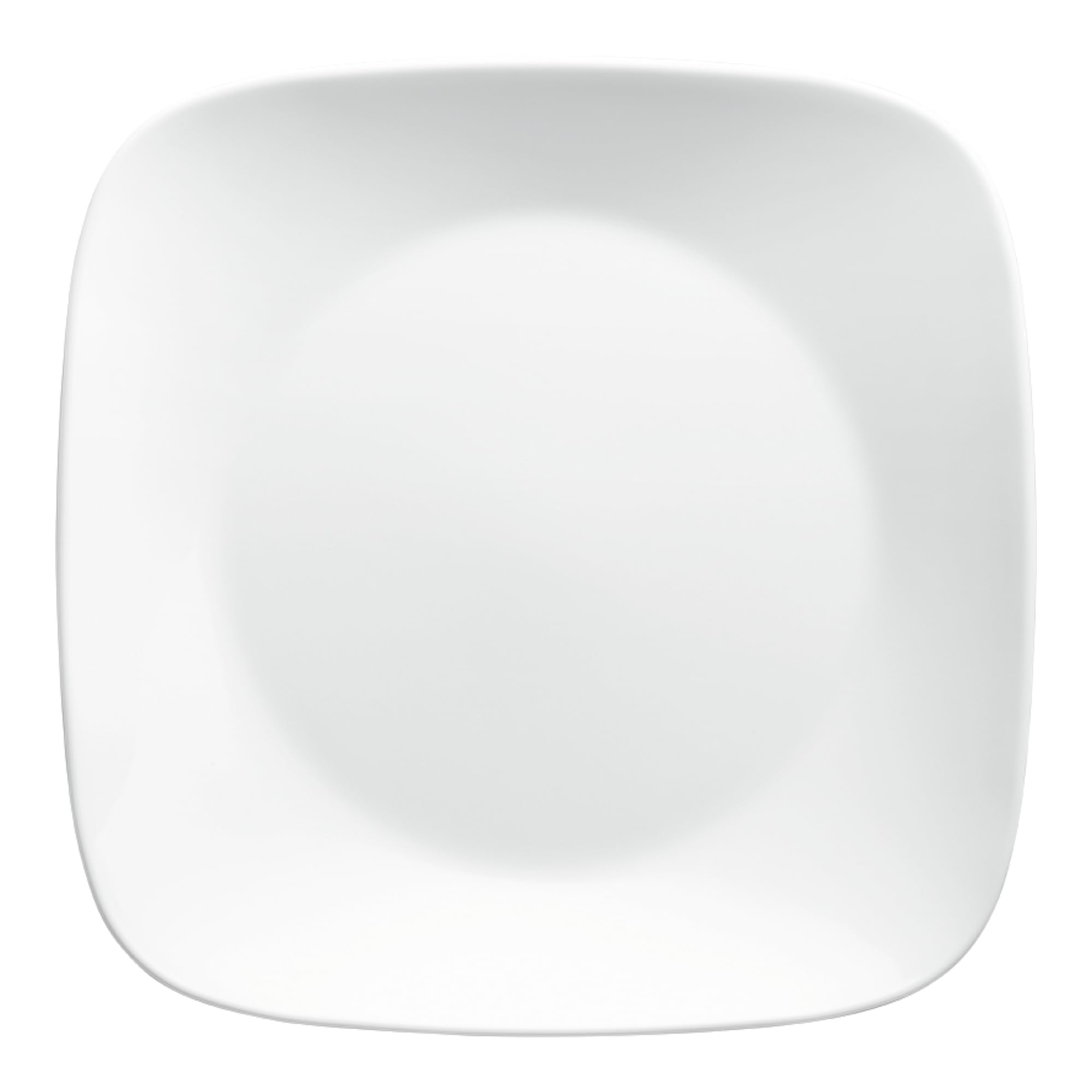 Corelle plate with salad demonstrating clean presentation and everyday use
