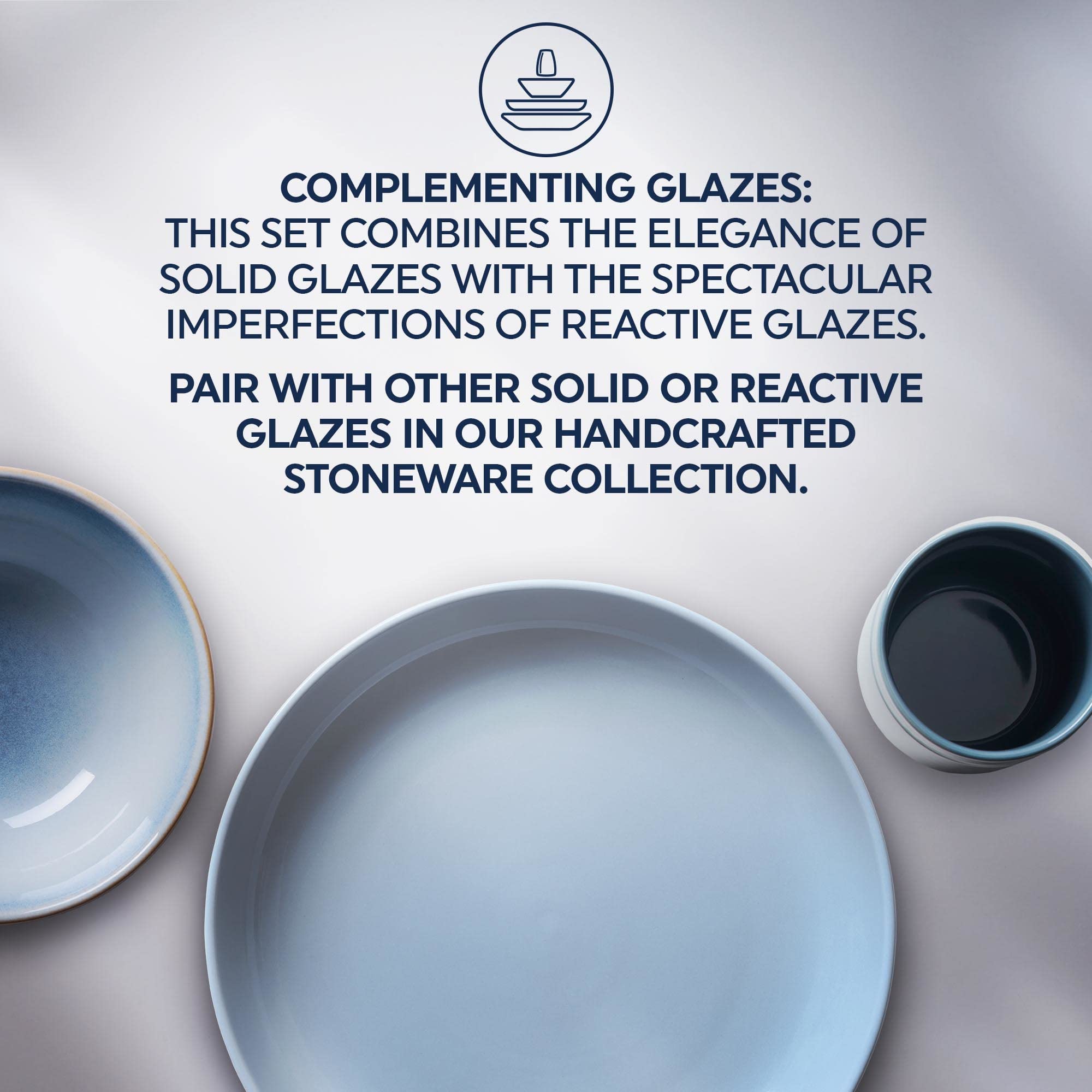 Corelle stacked plates side view demonstrating space-saving storage and sturdy rim