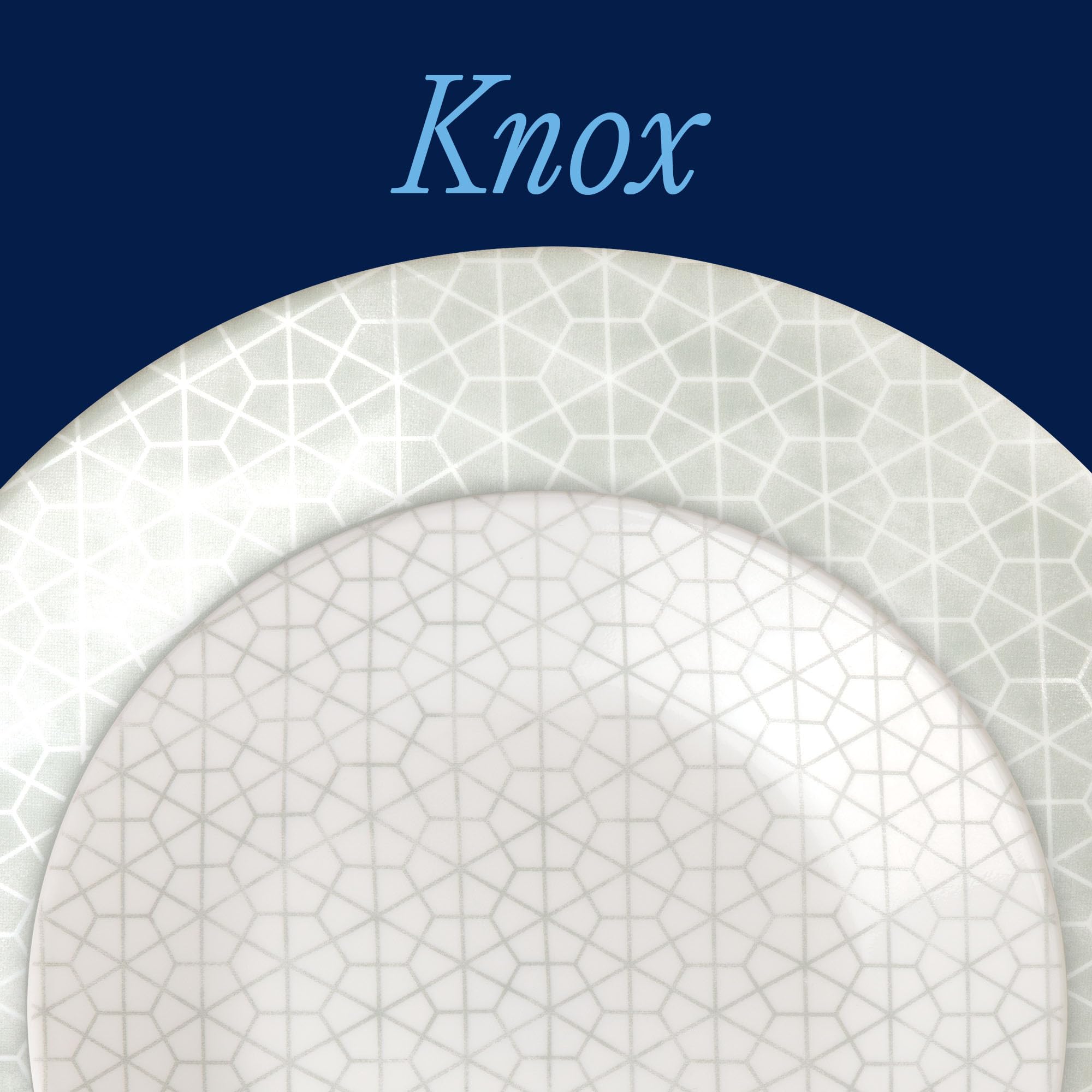 Corelle stackable plates detail showing slim profile and space-saving benefit