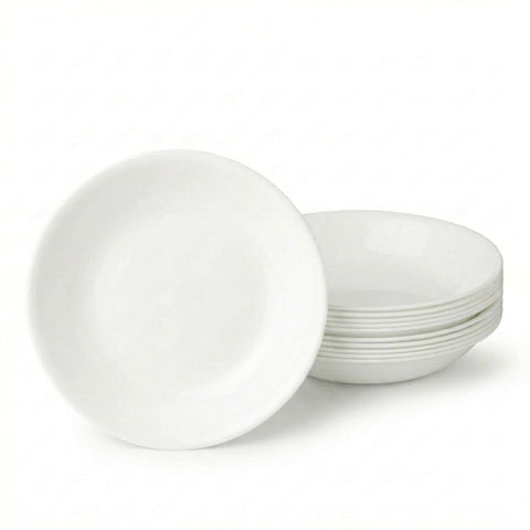 Corelle Winter Frost front view showing clean design and durable look