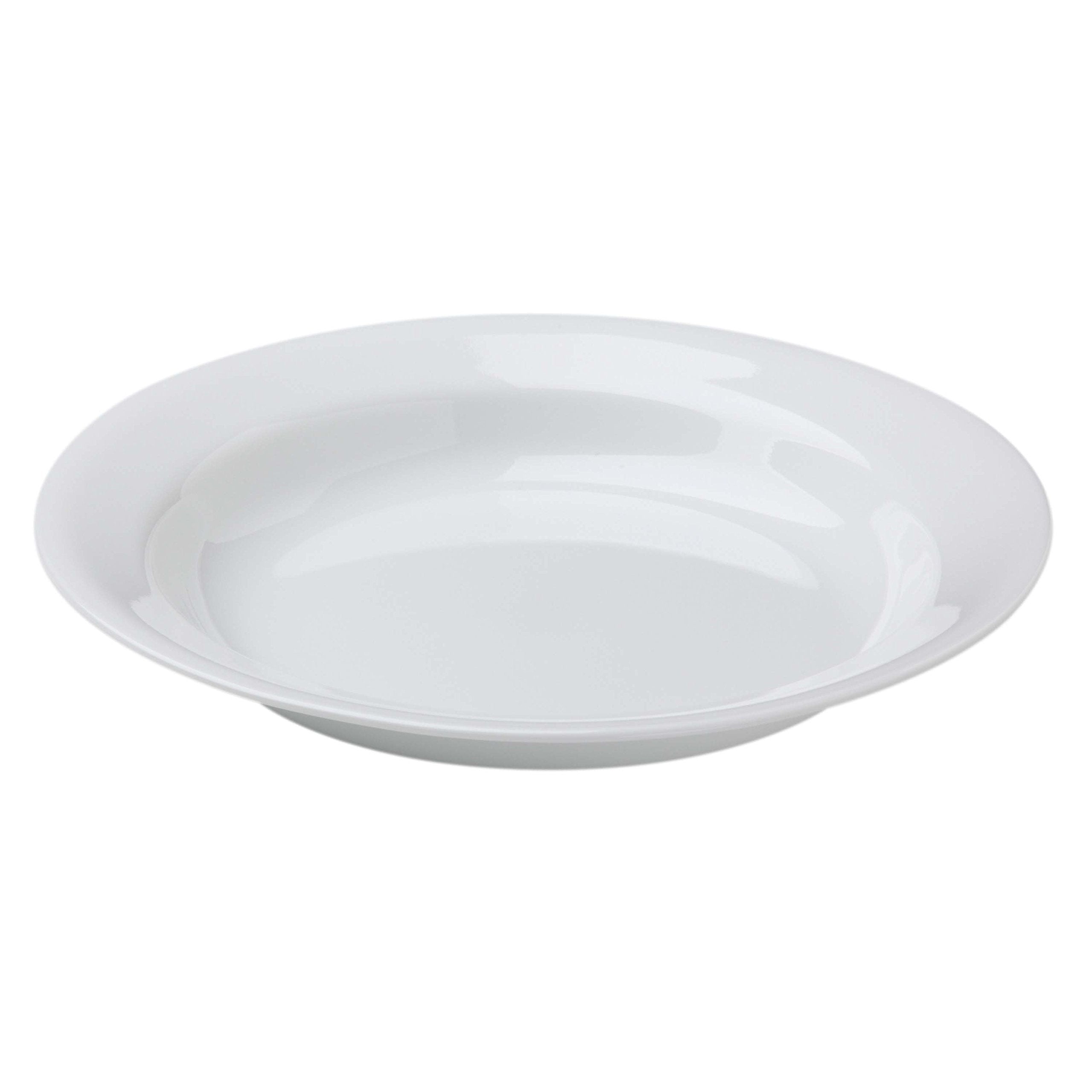 Corelle Winter Frost White front view showing clean rim and durable finish