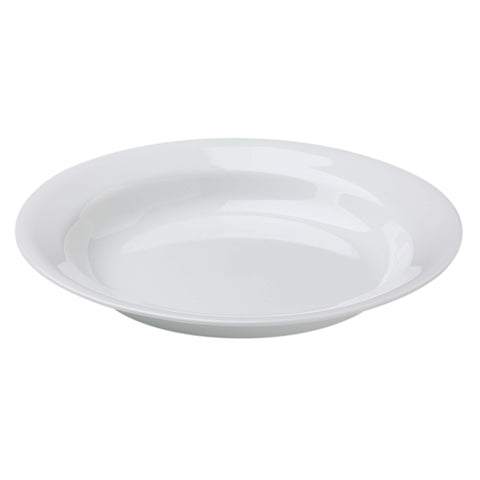 Corelle Winter Frost White front view showing clean rim and durable finish