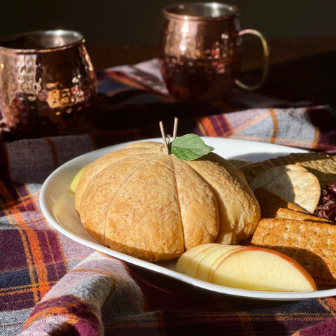 Corelle Winter Frost White platter in use serving roasted vegetables and salad