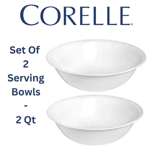 Corelle Winter Frost White set on dining table demonstrating elegant serving versatility