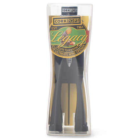 Cork Pops Legacy being used to open a bottle, quick effortless cork removal