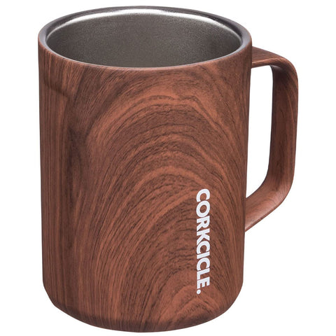 Corkcicle Captain America mug front view showing design and easy-grip benefits