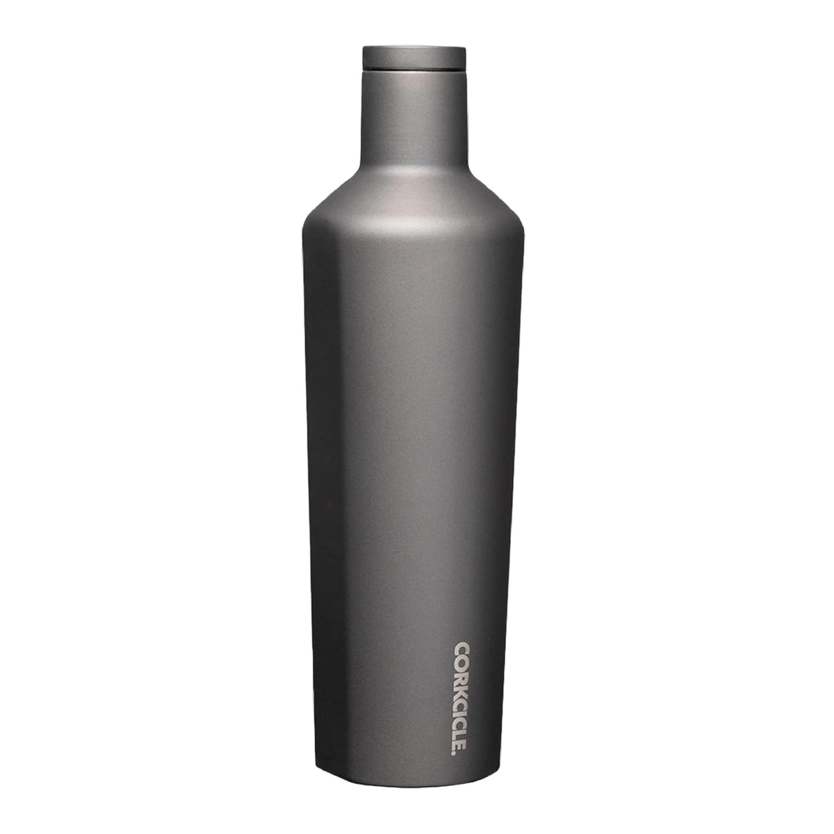 Corkcicle ceramic slate front view showing sleek finish and modern appeal