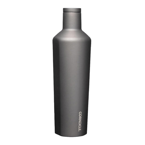 Corkcicle ceramic slate front view showing sleek finish and modern appeal