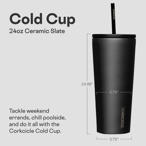 Corkcicle lid detail showing secure seal and dishwasher-safe materials