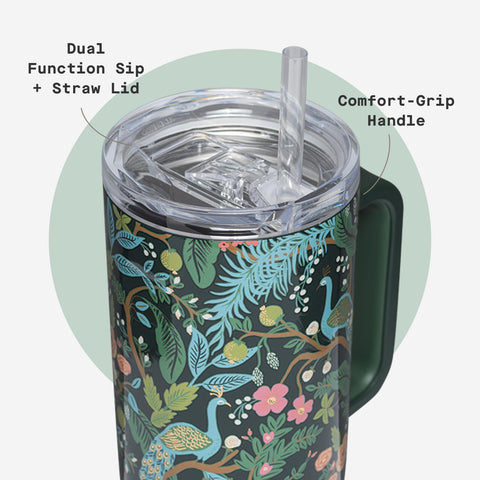 Corkcicle Cruiser base showing silicone grip and insulation benefits