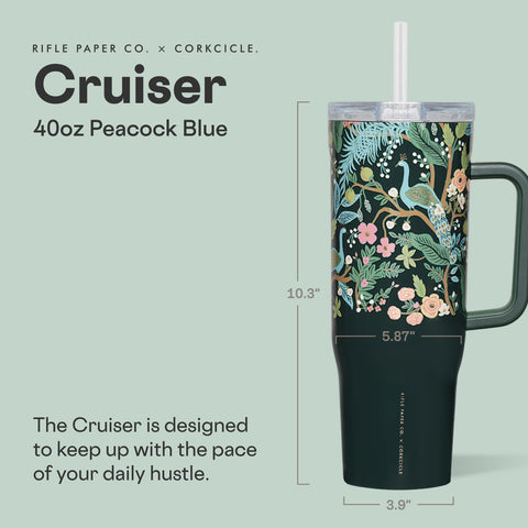 Corkcicle Cruiser close-up handle showing comfortable soft-grip carry